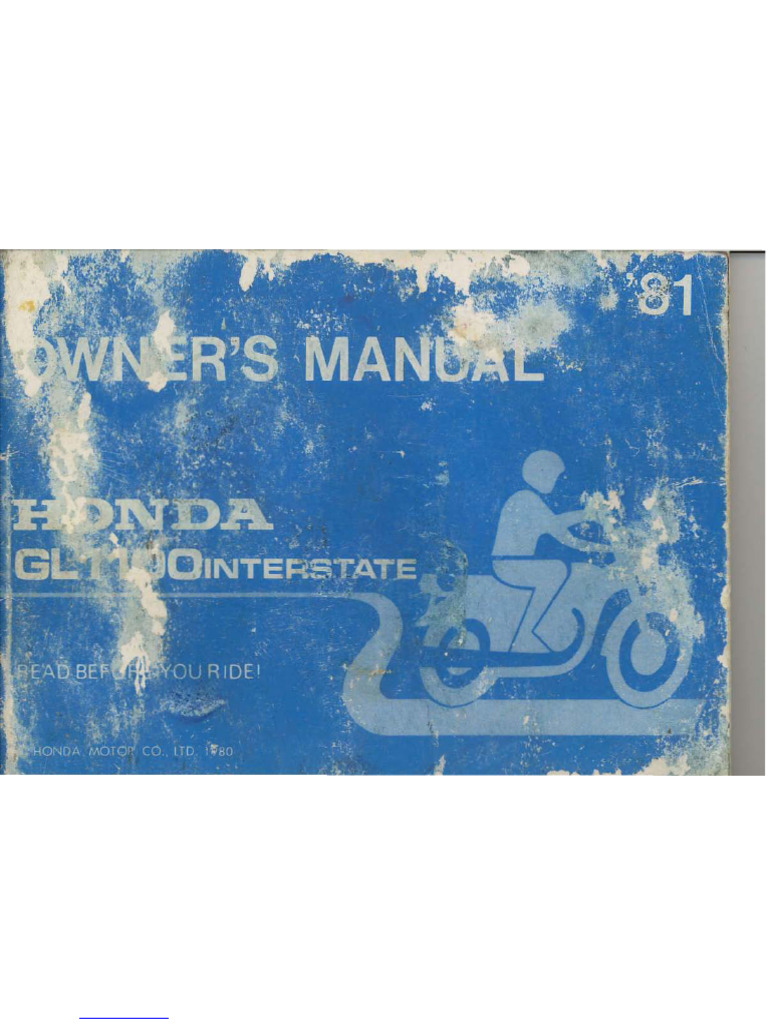 1981 GL1100 SPECS intelligence overview