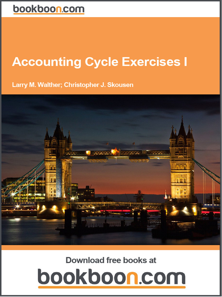 Accounting Cycle Exercises I | PDF | Retained Earnings | Equity (Finance)