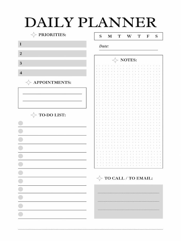 Daily Planner | PDF