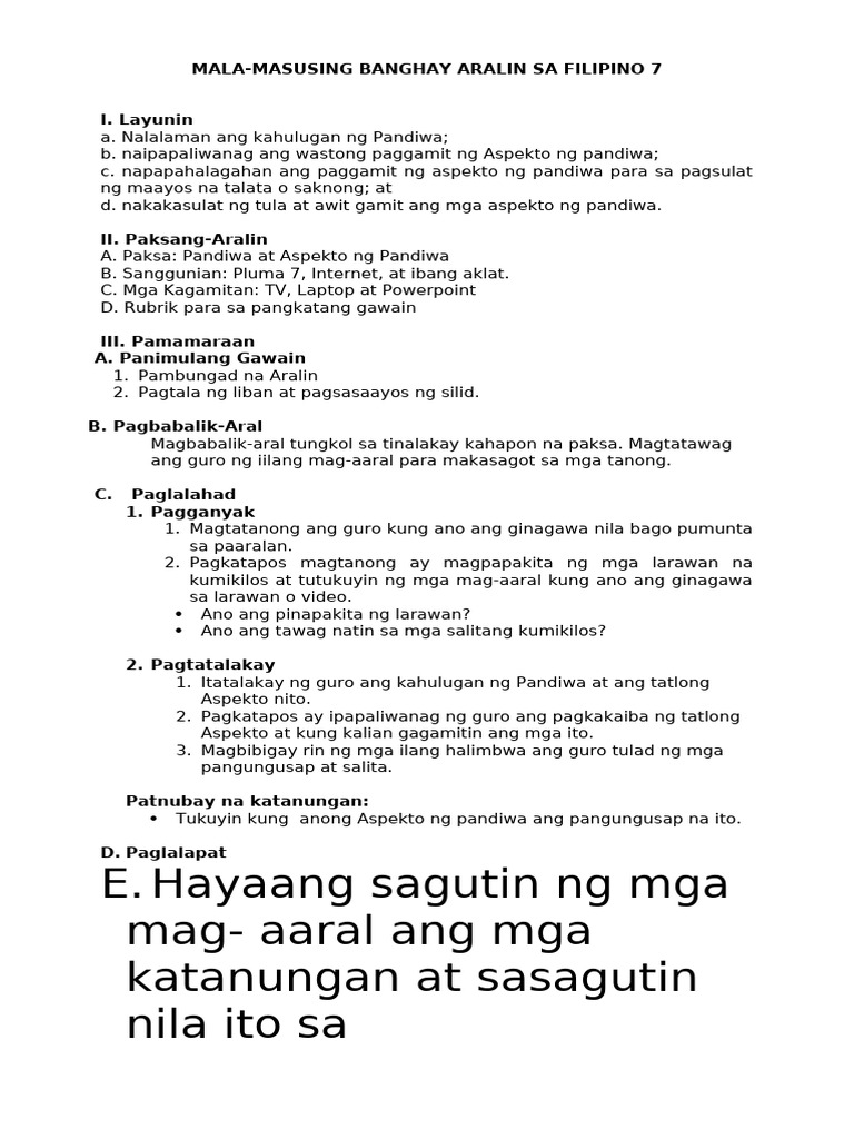 aspekto-ng-pandiwa-lesson-plan-pdf