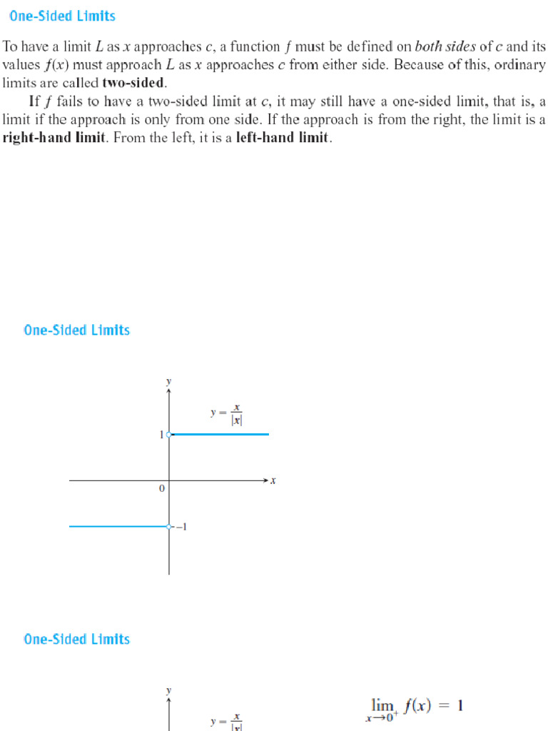Limits 2 | PDF