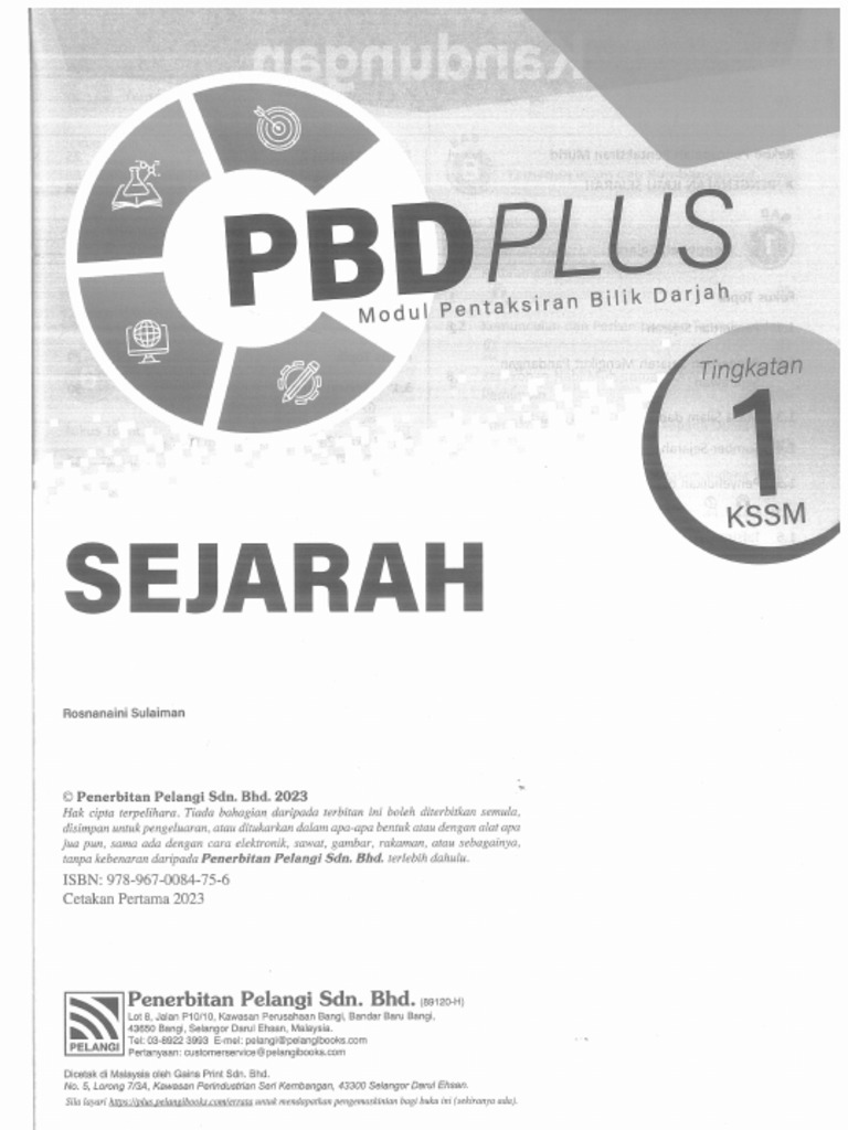 Workbook Sejarah Form 1 | PDF