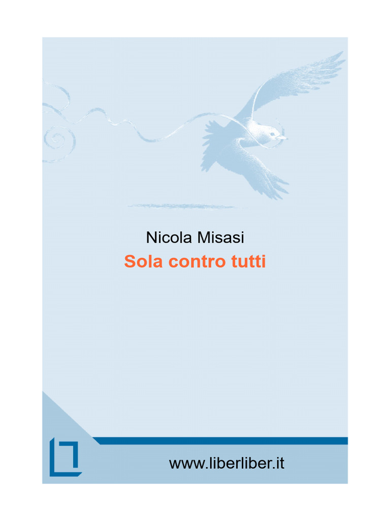 Nicola Misasi SolaContro Tutti | PDF