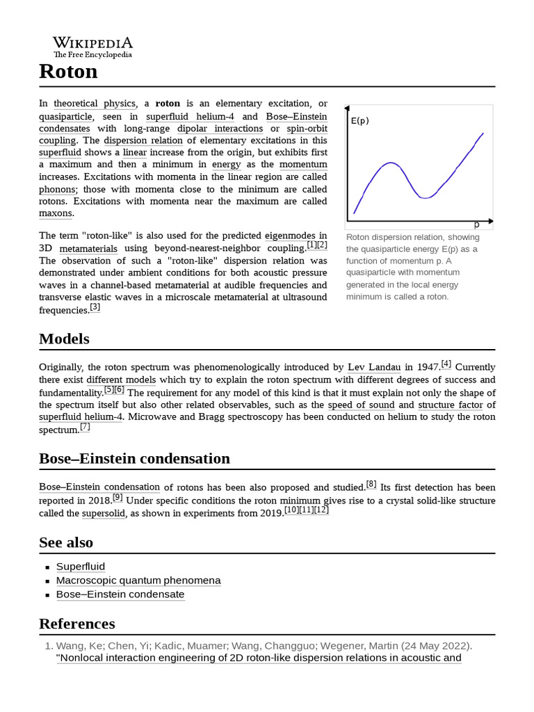 Roton | PDF
