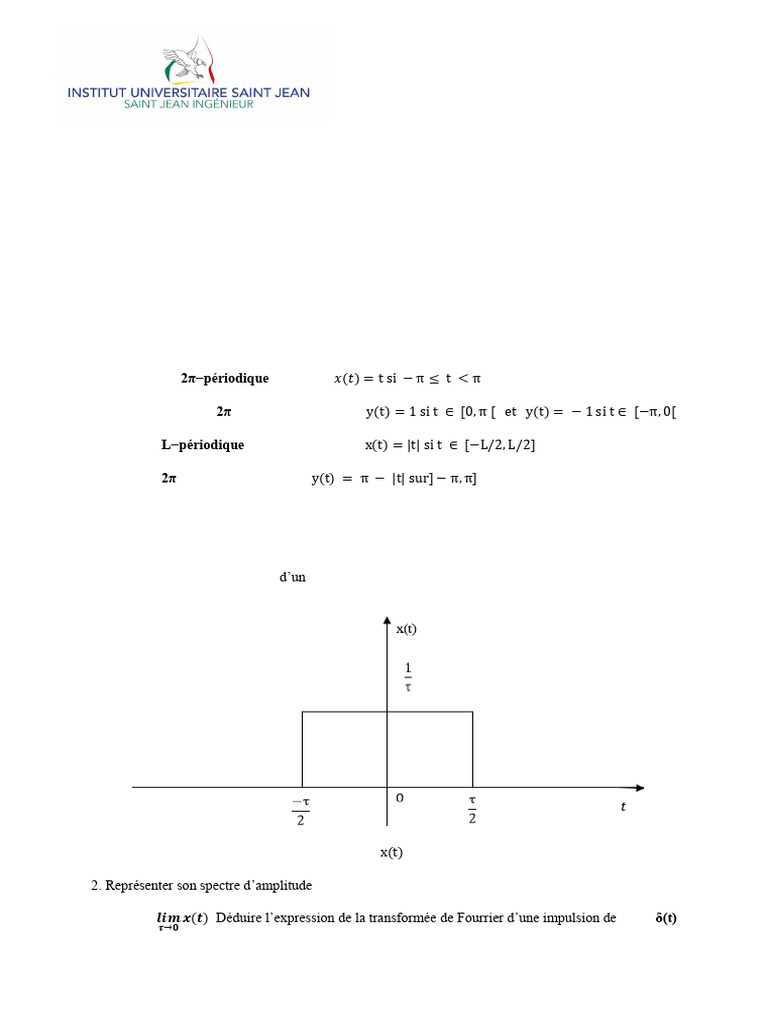 TD 1 Communication Engineering | PDF
