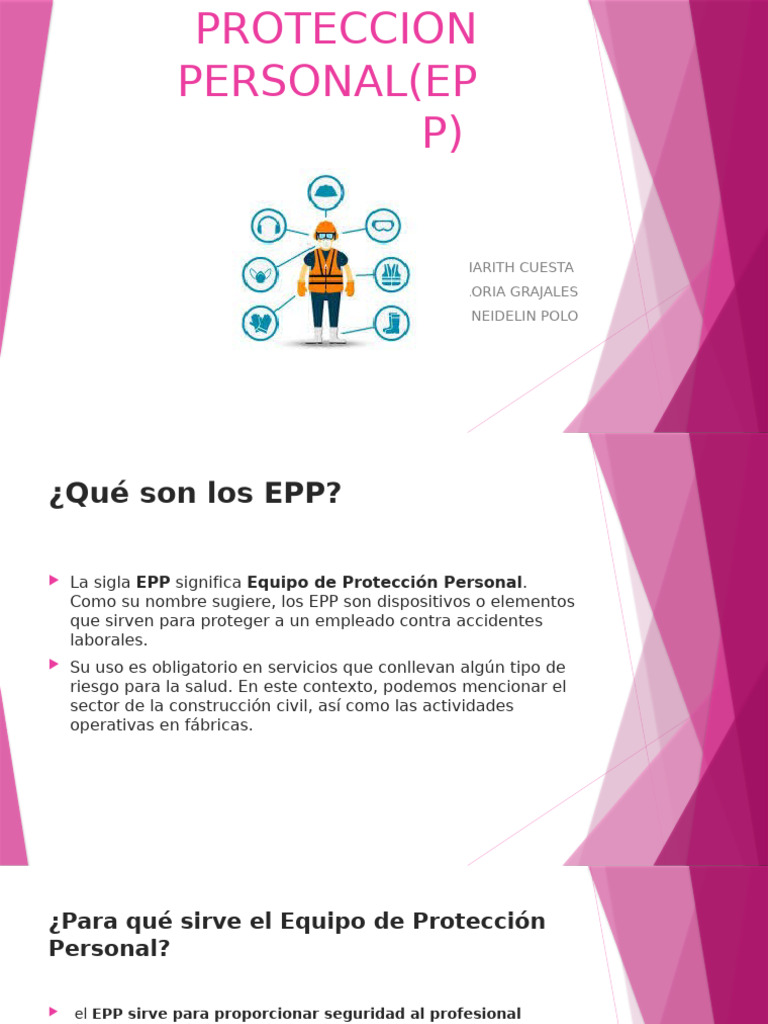 Elemento de Proteccion Personal (Epp) | PDF