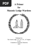 A Primer For Masonic Lodge Wardens