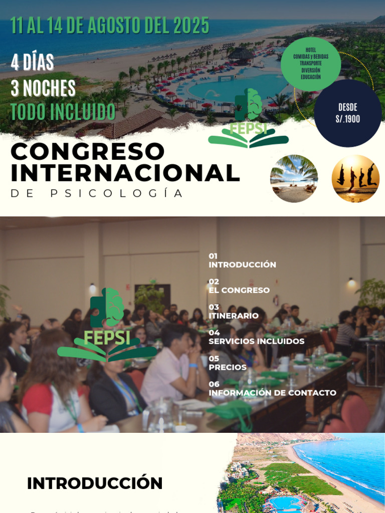 Brochure Congreso Fepsi 2025 - Original | PDF