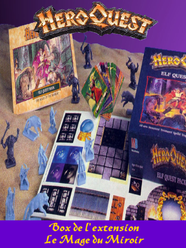 Acheter HeroQuest : Le Mage du Miroir - Hasbro, Avalon Hill - Jeux de société - Le Passe Temps