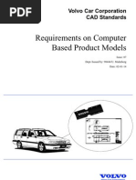 Requirements On Computer Based Product Models: Volvo Car Corporation CAD Standards