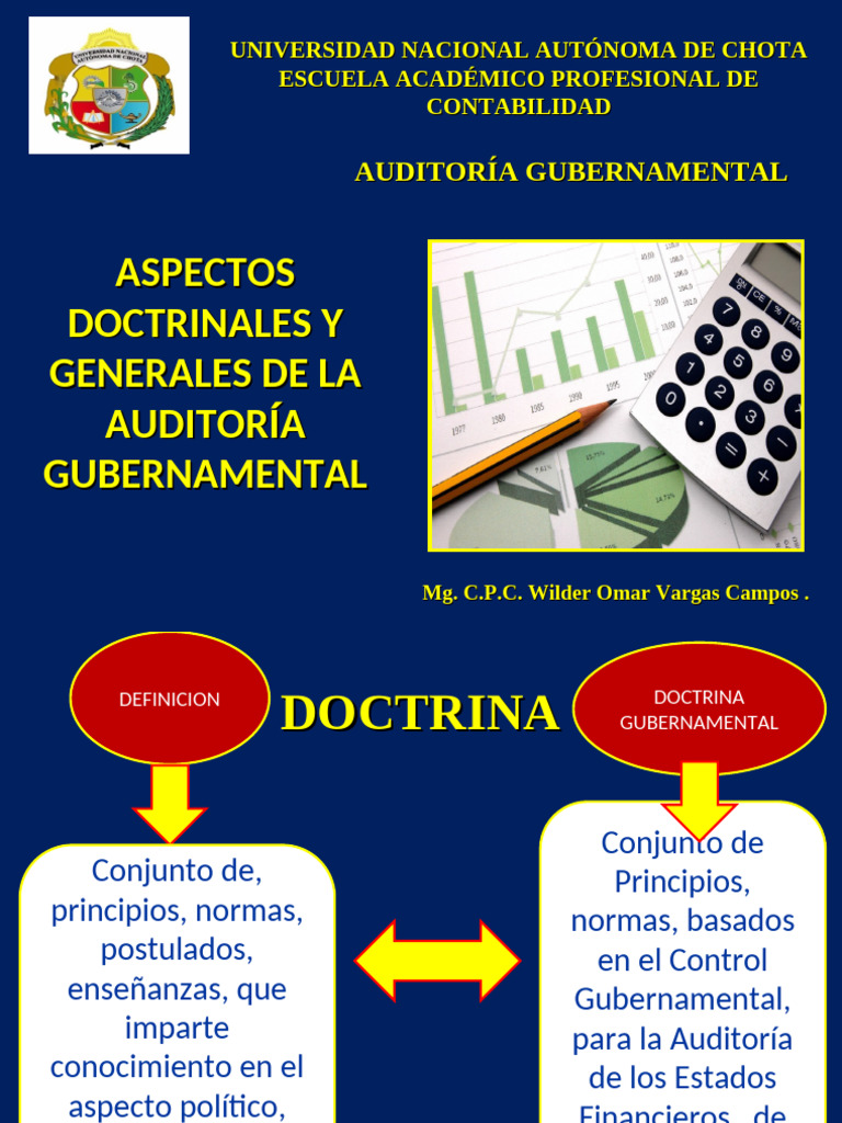 Aspectos Doctrinales y Generaes de La Auditoria Gubernamental | PDF