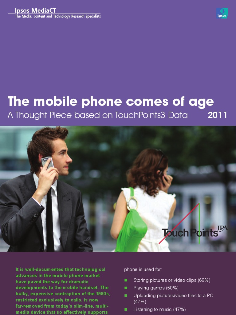 Mobile Phone Usage Trends in 2011 | PDF | Text Messaging | Mobile Phones
