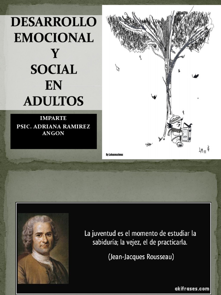 Viii. Desarrollo Emocional y Social en Adultos | PDF