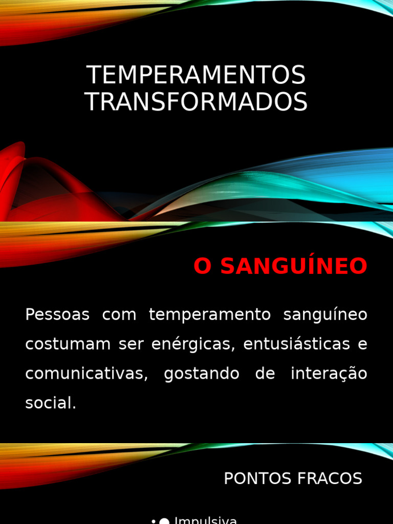 Temperamentos Transformados | PDF