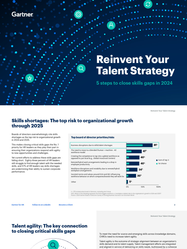 Reinvent Your Talent Strategy | PDF | Recruitment | Career & Growth