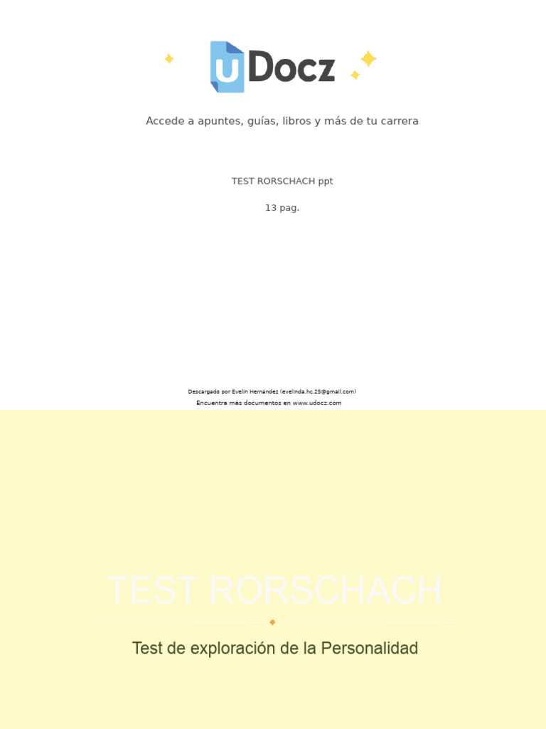 Test Rorschach Ppt 1029675 Downloadable 1665112 Pdf