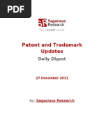 Patent and Trademark Updates: Daily Digest