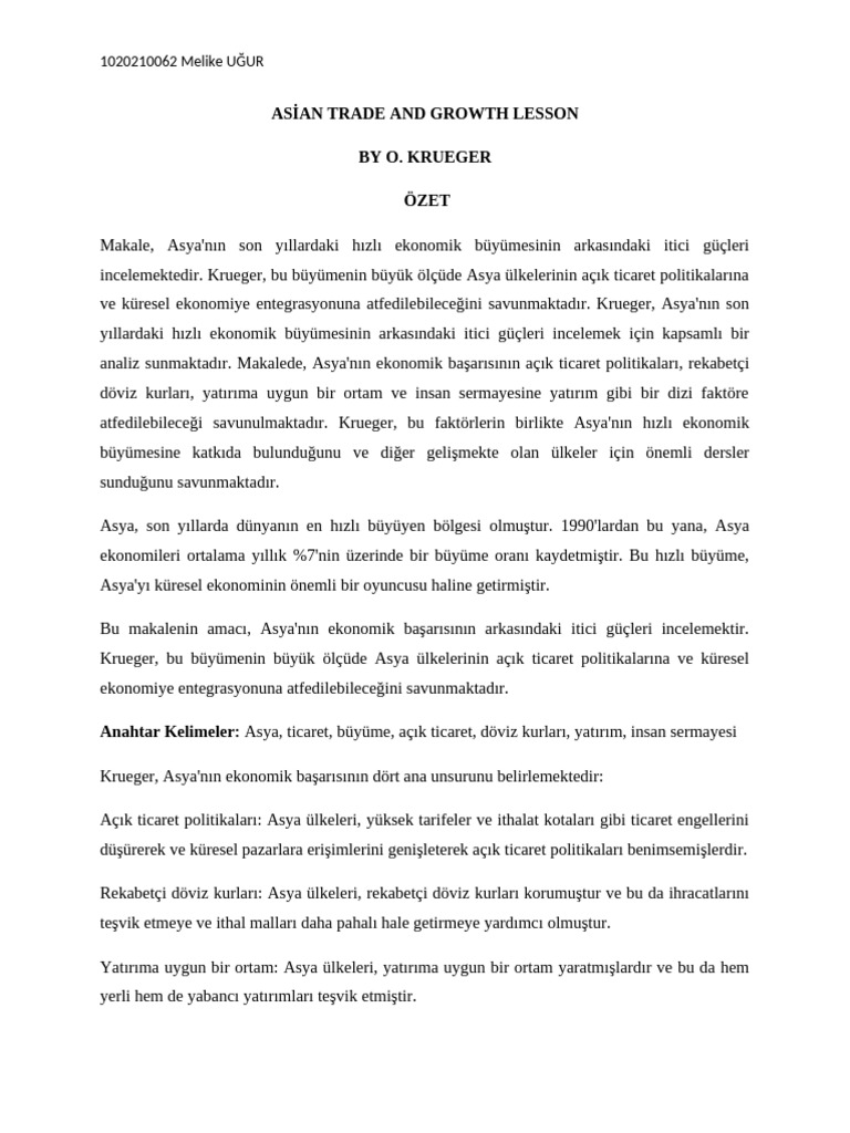 Asi̇an Trade and Growth Lesson | PDF