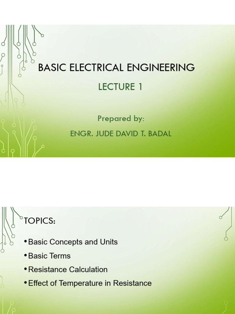 Lec 1 - Ee331a | PDF