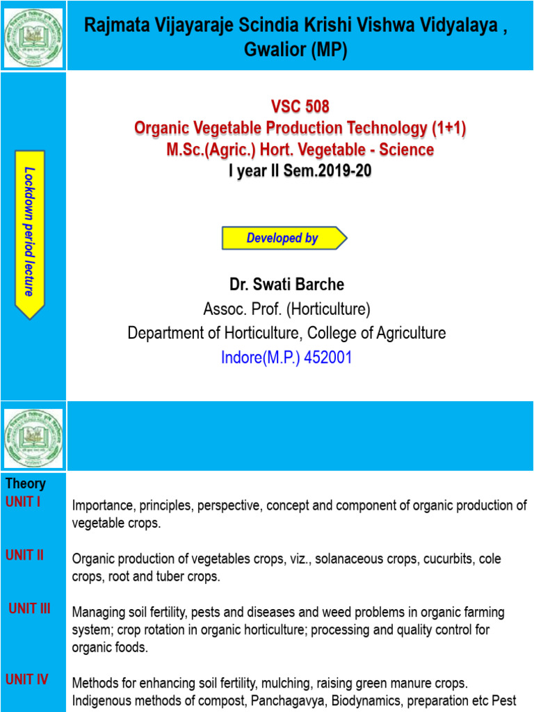 Lec1 VSC-508 16.04.2020 | PDF