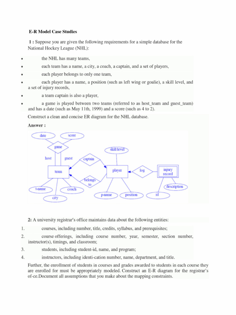 ER Diagrams | PDF