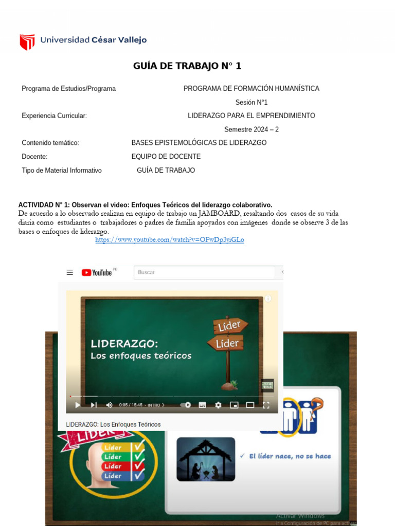 Material Informativo Sesión 1 | PDF