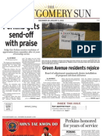 Perkins Gets Send-Off With Praise: Green Avenue Residents Rejoice