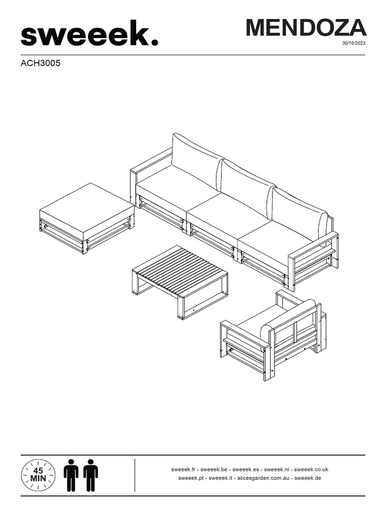 Sweek Furniture Care and Warranty Guide | PDF