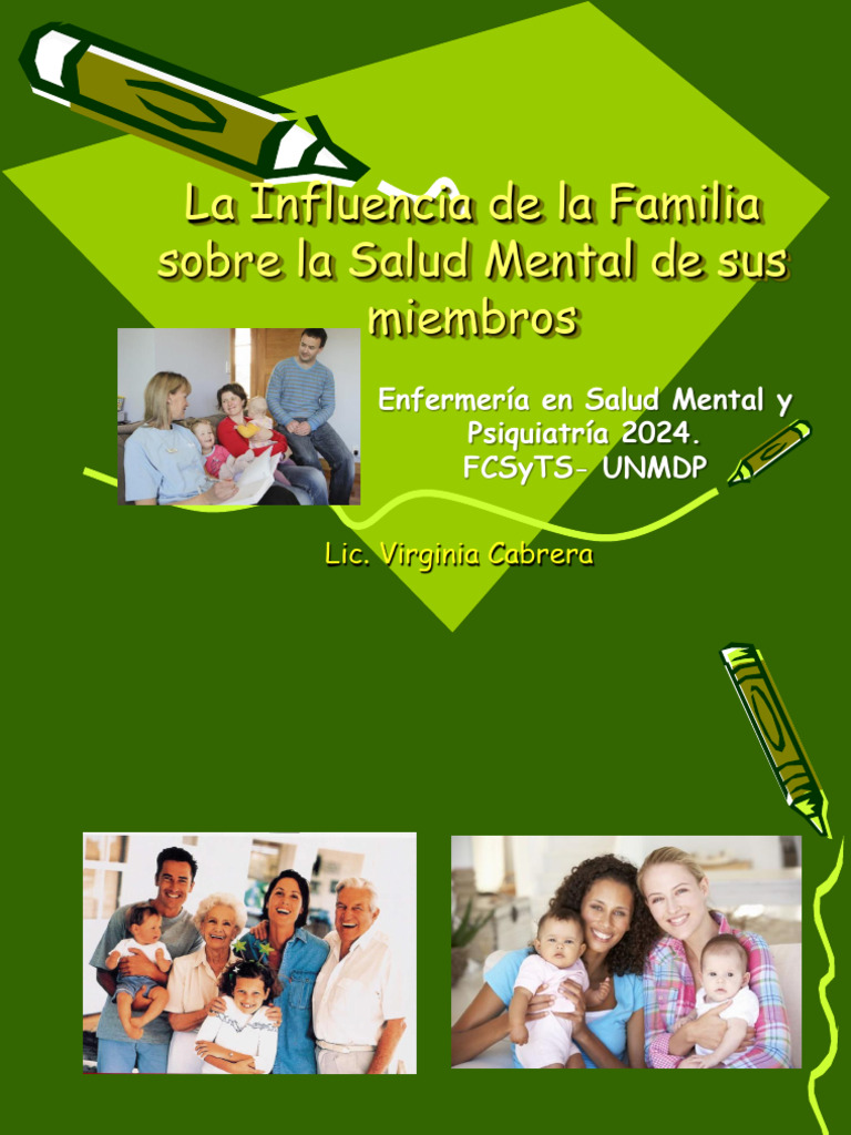 La Influencia de La Familia en Salud Mental | PDF