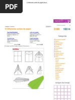 12 Diferentes aviões de papel _ Insoonia