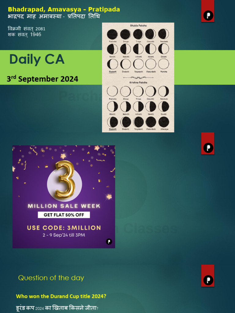 Daily CA 3rd Sep'24 | PDF