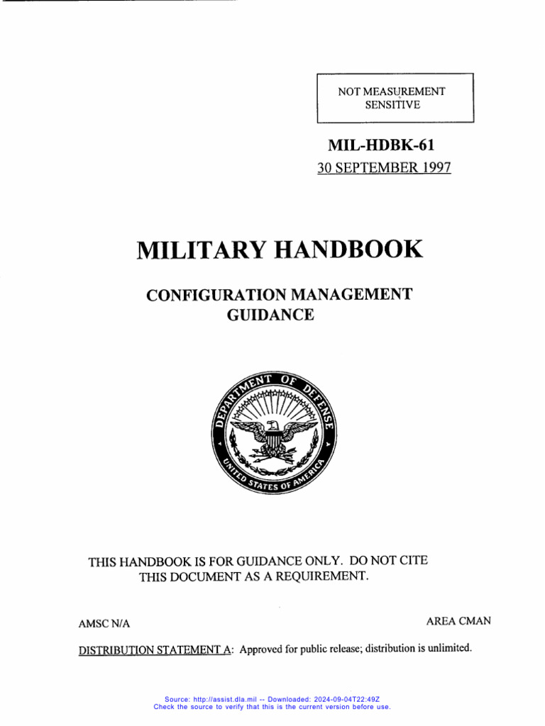 Military Handbook: MIL-HDBK-61 | PDF