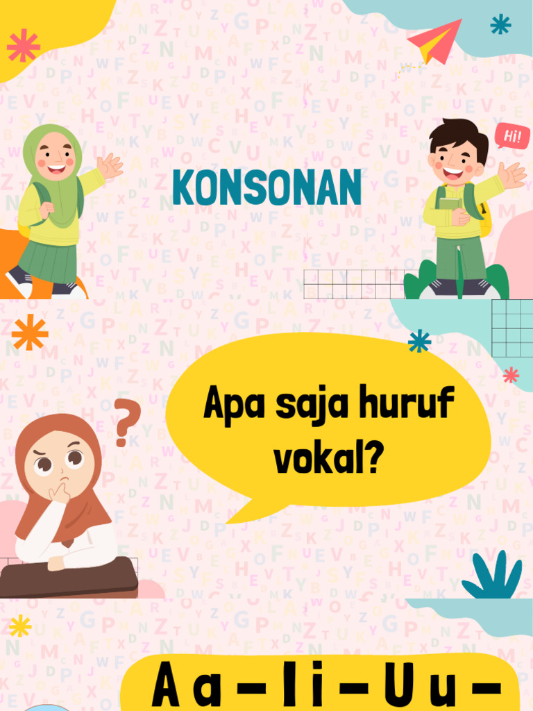 Huruf Vokal Dan Konsonan | PDF