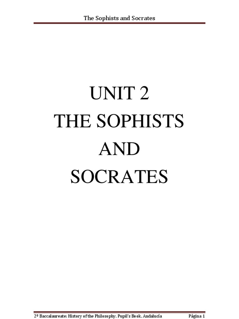 The Sophists and Socrates | PDF | Sophism | Socrates