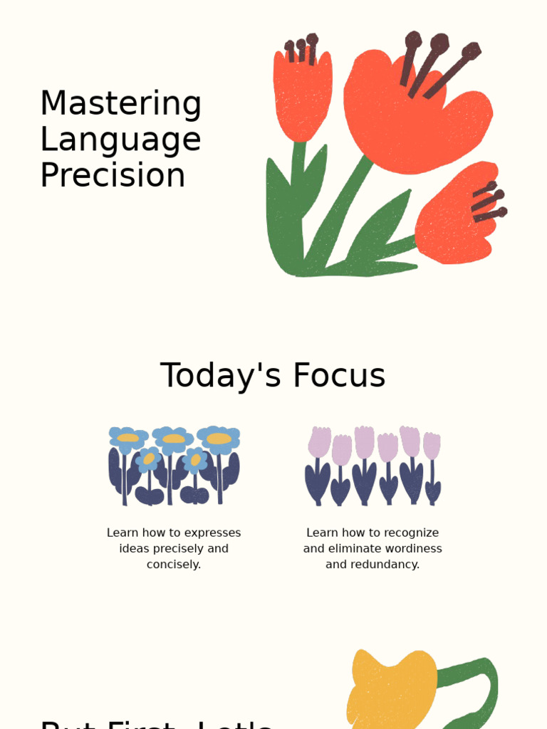Mastering Language Precision Presentation | PDF
