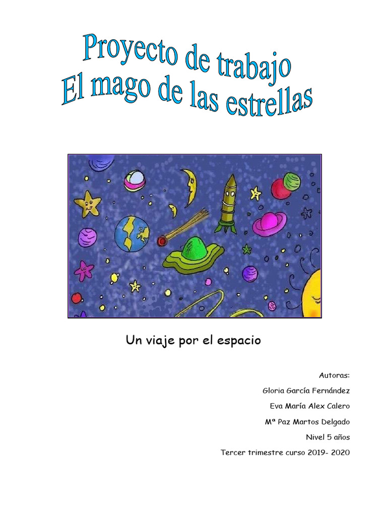 Proyecto Un Viaje Por El Espacio | PDF