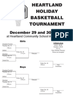Heartland Holiday Basketball Tournament Flyer