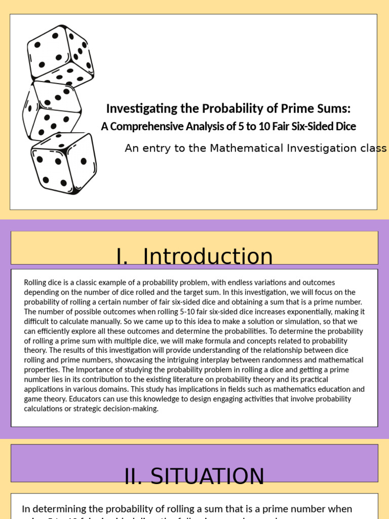 Mathematical Investigation PPT Final | PDF