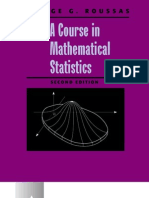 A Course in Mathematical Statistics George Roussas 1997