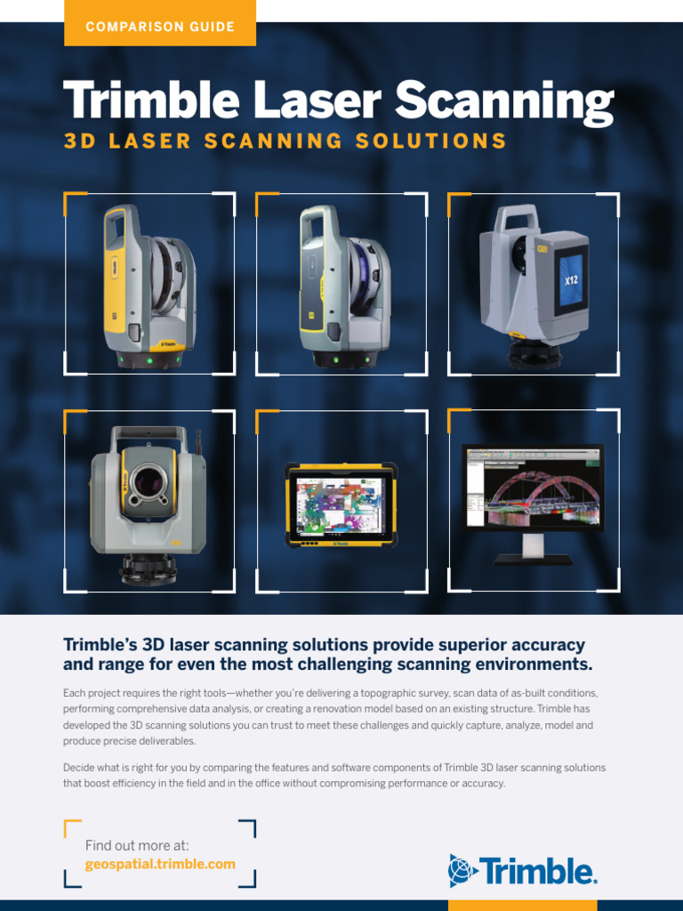 GLIS - Trimble Laser Scaner Comparison | PDF