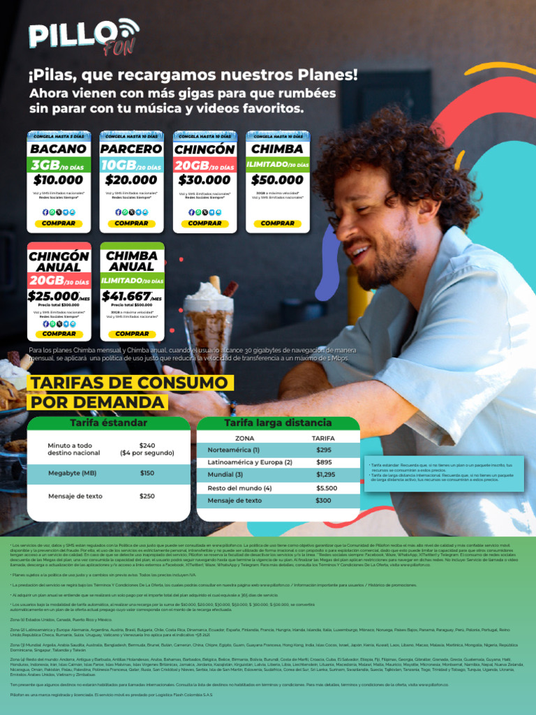 Comparador Tarifas Pillo | PDF