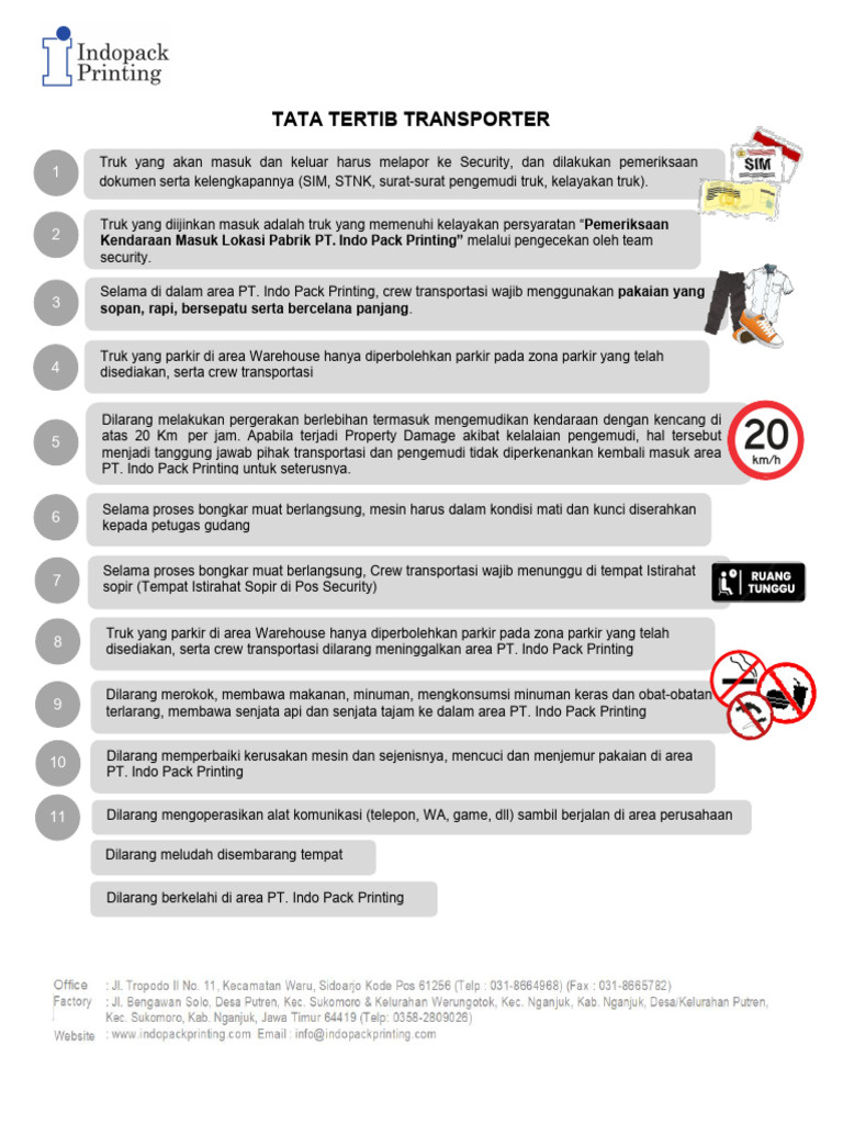 Tata Tertib Transporter | PDF
