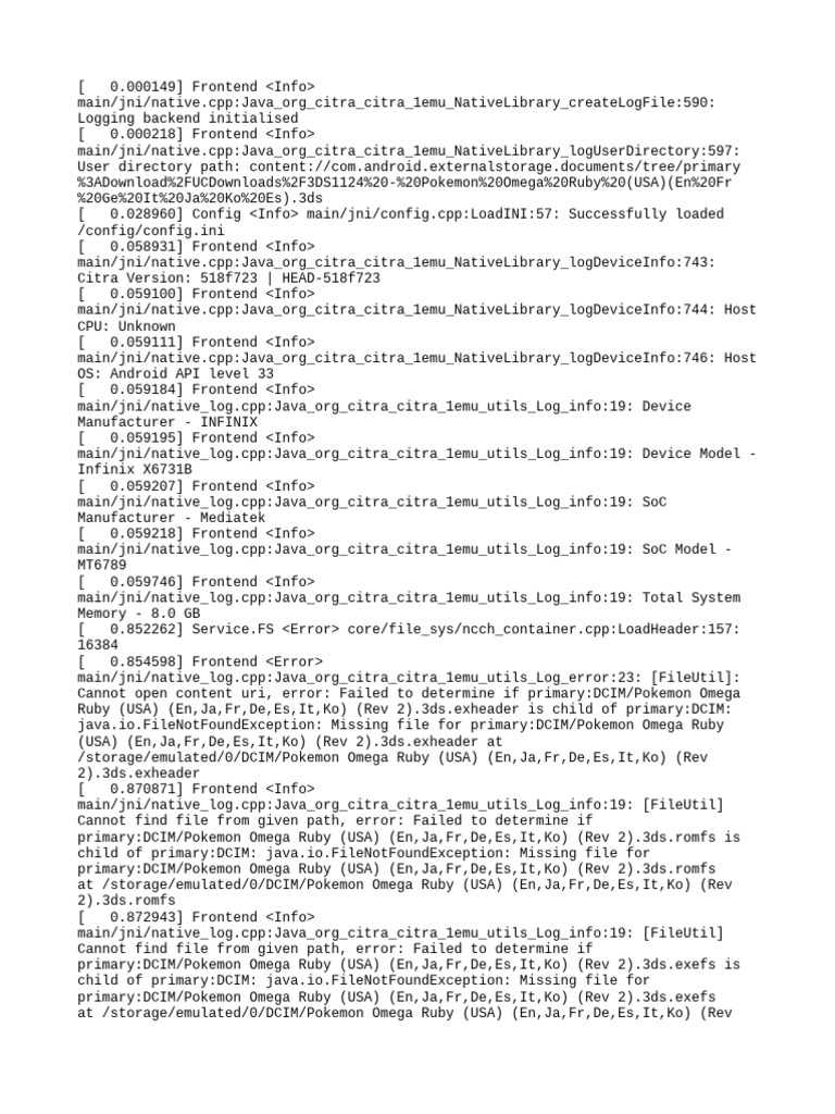 Citra Log | PDF