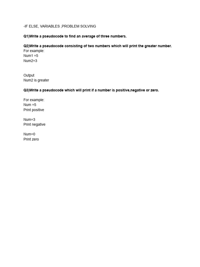 Writing Pseudocode | PDF