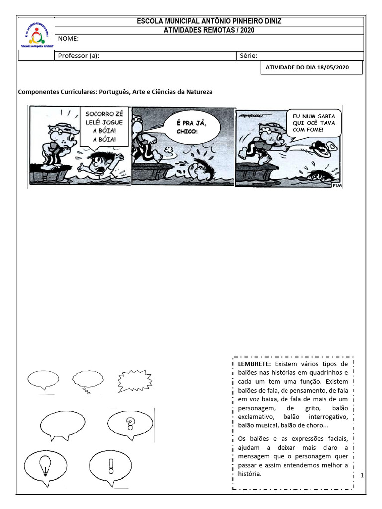 Bloco 2 - EMAPD ATIVIDADE REMOTA 4º ANO | PDF