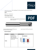 Xfeed Endmill Data