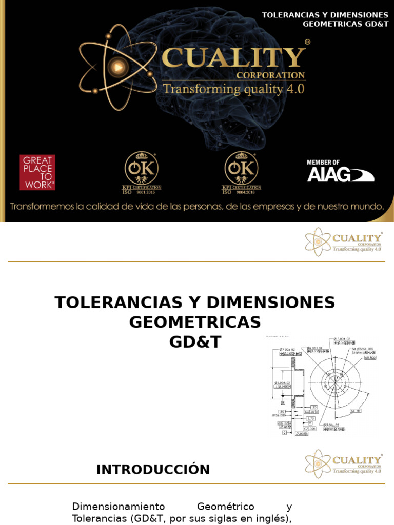 Tolerancias y Dimensiones Geometricas GD&T Rev.0.0.1 | PDF