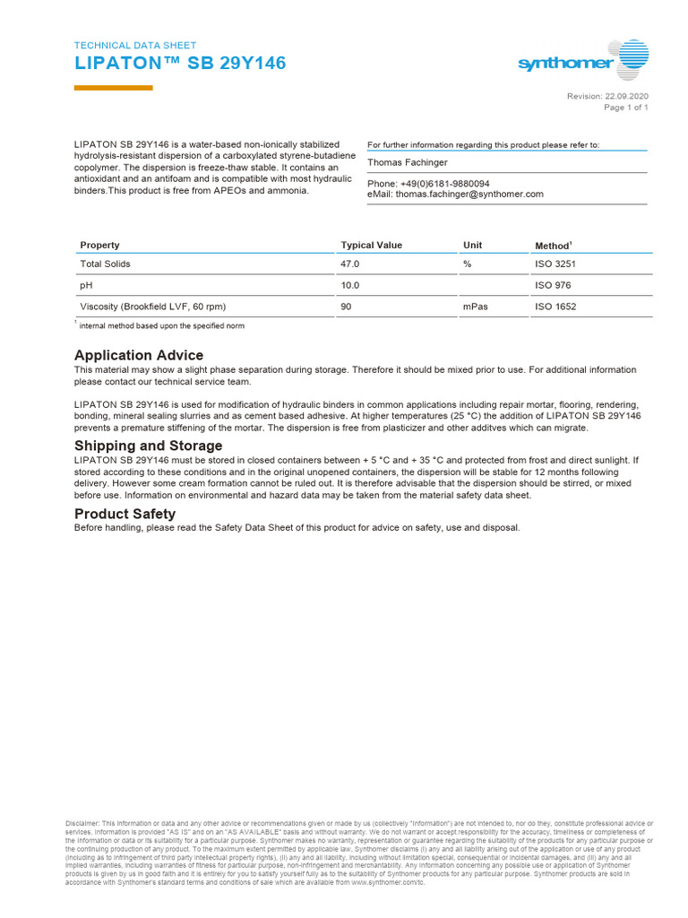 Lipaton SB 29y146 | PDF