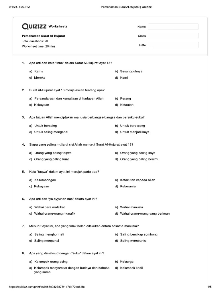 PAI Unit 1 | PDF