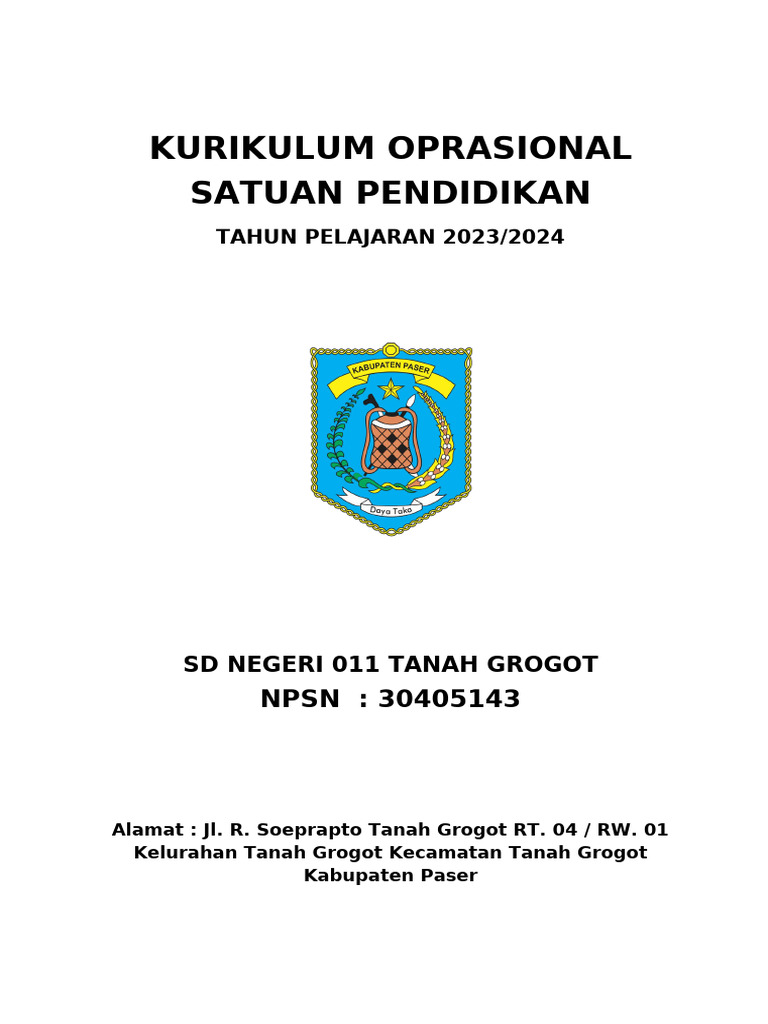 ISI KOSP SDN 011 | PDF